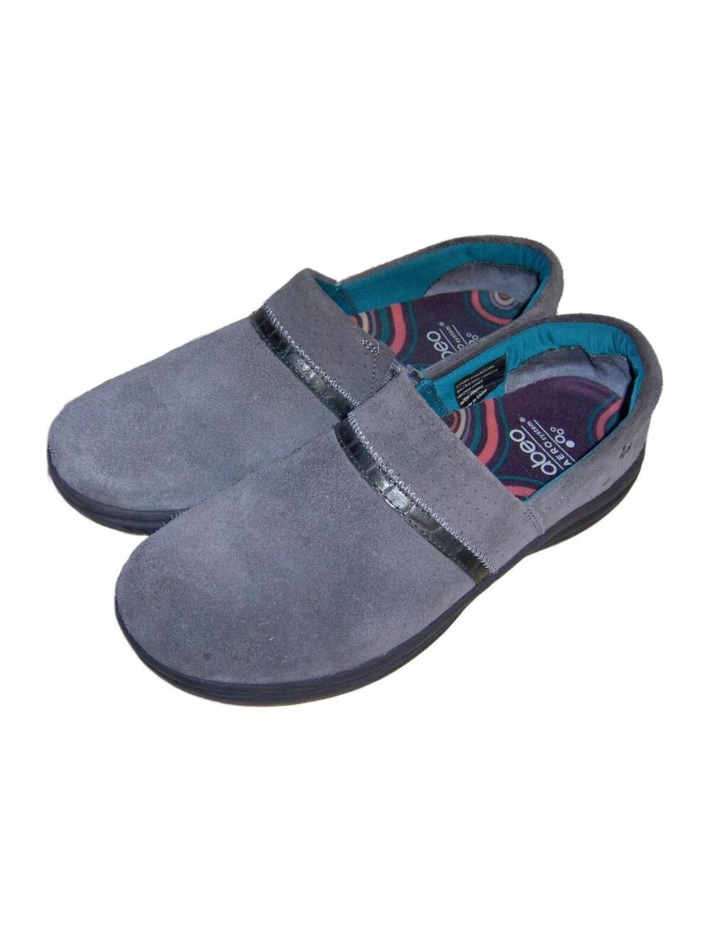 ABEO AEROsystem Cinda Wmns Suede Loafer–Charcoal Grey, 8.5 M